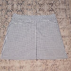 Tail Women's Golf Skort Navy and White Mod Print